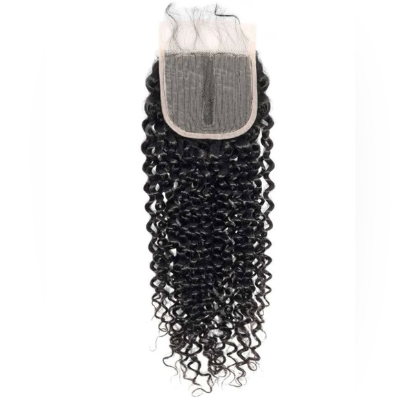 3pcs Curly Human Hair Weave Bundles & 1pc 4*1 Lace Front
Human Hair Closure - Picture 3 of 6